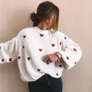 Valentine’s Heart Sweater